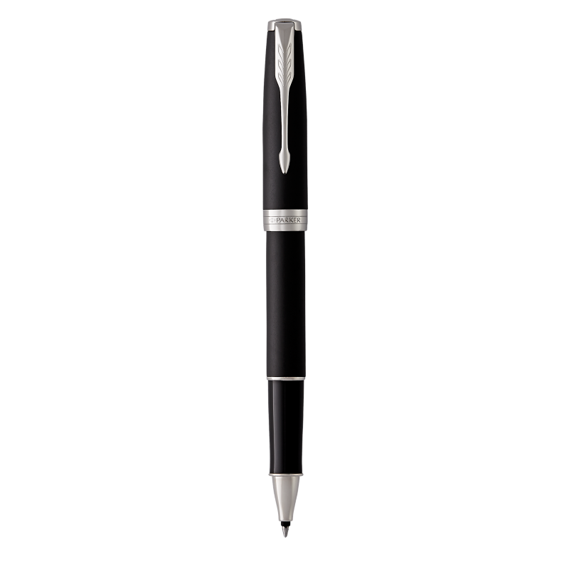 Stylo Roller Parker Sonnet - noir mat - pointe fine