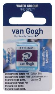 Aquarelle Fine Van Gogh - demi godet - pourpre rouge quinacridone