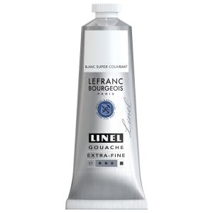 Gouache Extra-Fine Lefranc-Bourgeois - 60ml - blanc super couvrant