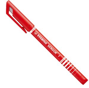 Stylo-Feutre Stabilo Sensor - 0,3 mm - rouge