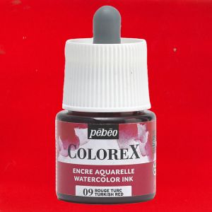 Flacon d'Encre Colorex Pébéo - 45ml - Rouge turc