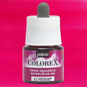 Flacon d'Encre Colorex Pébéo - 45ml - Garance rose