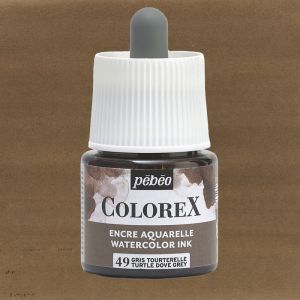 Flacon d'Encre Colorex Pébéo - 45ml - Gris tourterelle