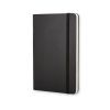 Carnet Moleskine Rigide - 9x14 cm - Pages blanches - Noir