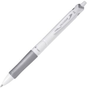 Stylo-Bille Pilot acroball pure white - 1mm - noir