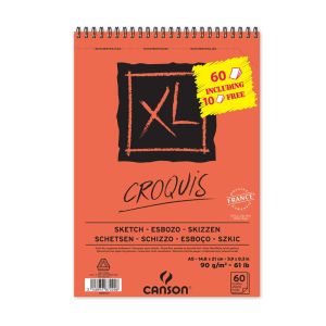 Bloc Croquis XL Canson - A5 - 60 feuilles 90g/m²