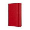 Carnet Moleskine Rigide - 11,5x18 cm - Pages pointillées - rouge