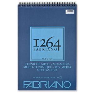 Bloc Papier Mix Media Fabriano - A4 - 300g - Spirale haut - 30 feuilles