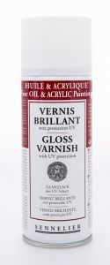 Vernis brillant en aérosol Sennelier - 400 ml