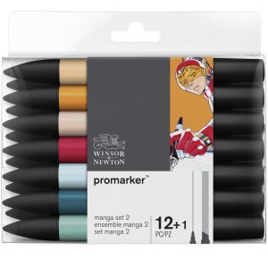 Set de 13 Feutres Promarkers - Set Manga 2