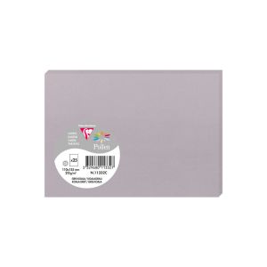 25 Cartes Pollen Clairefontaine - 110x155 mm - gris koala