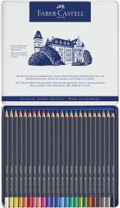 Crayons de Couleur Faber-Castell Goldfaber - boîte de 24