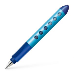 Stylo-plume éducatif Scribolino Faber-Castell - plume pour droitier - bleu 