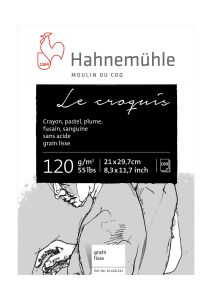 Bloc Papier Dessin Le Croquis Hahnemühle - 120g - A4 - 100 feuilles