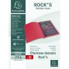 10 Chemises Dossiers Exacompta Rock's - 210g - 24x32 cm - noir