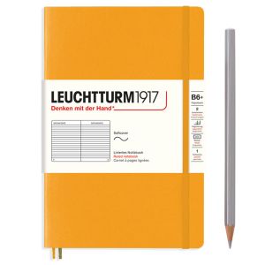 Carnet Leuchtturm souple - 12,5x19cm - Rising Sun - Ligné