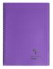 Cahier Clairefontaine Koverbook - A4 - 160 pages – Séyès - violet
