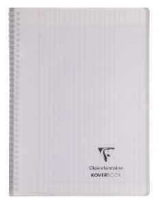 Cahier Clairefontaine Koverbook - A4 - 160 pages – Séyès - incolore