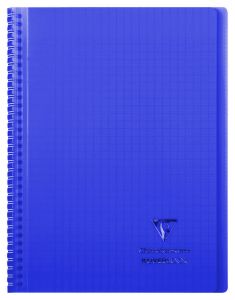 Cahier Clairefontaine Koverbook – 24x32 cm – 160 pages – Séyès - bleu navy
