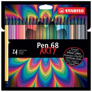 24 Feutres Stabilo Pen 68 Arty