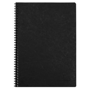 Cahier Clairefontaine Age Bag - A4 - 96 pages - ligné+marge - noir