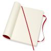 Carnet Moleskine Souple - 13x21 cm - Pages blanches - Rouge écarlate