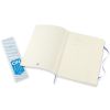 Carnet Moleskine Souple - 19x25 cm - Pages blanches - Bleu clair