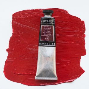 Peinture Acrylique Sennelier - extra-fine - 60ml - rouge orange