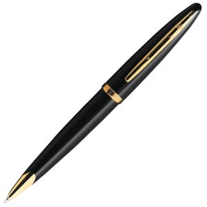 Stylo-Bille Waterman Carène - noir laqué - pointe moyenne